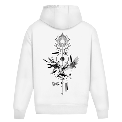 Herren Oversize Hoodie Engel - Tattoo - Culture