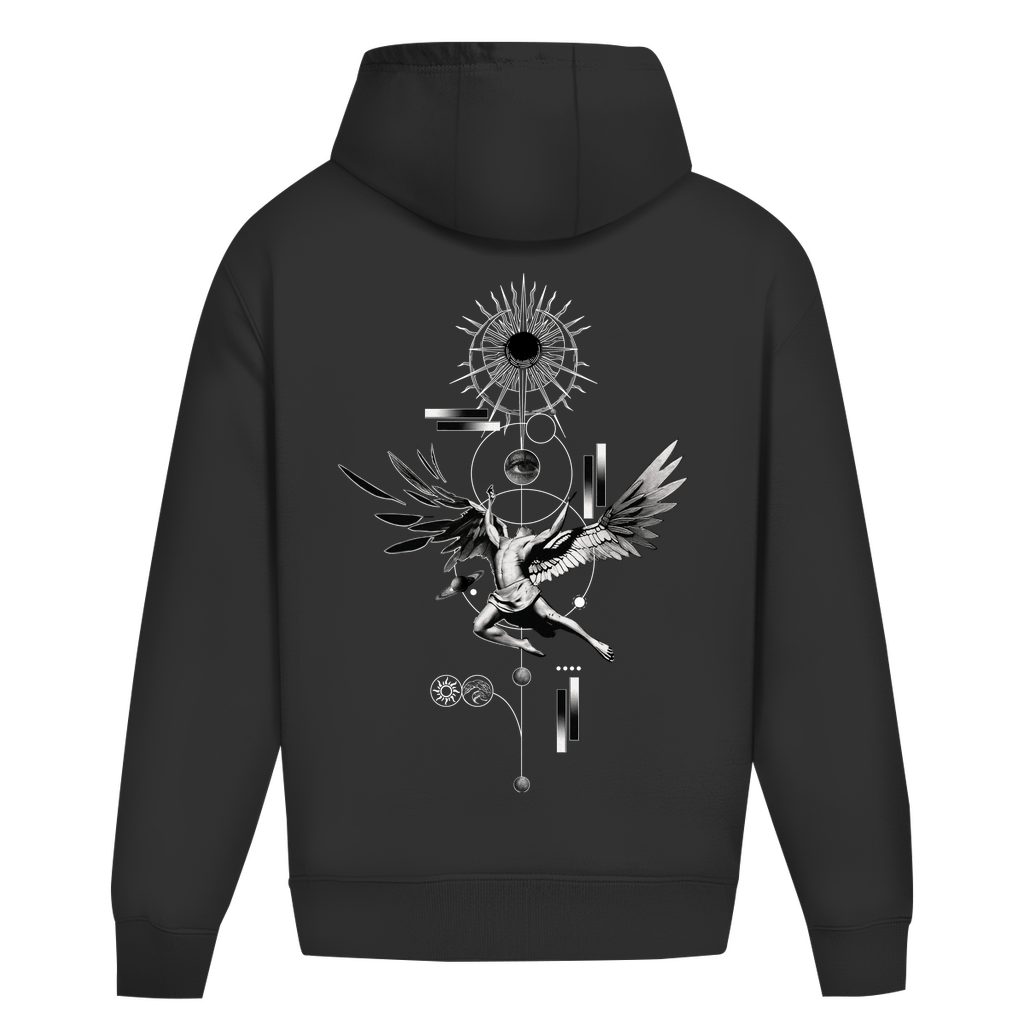 Herren Oversize Hoodie Engel - Tattoo - Culture