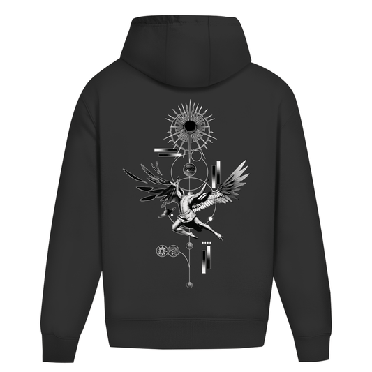 Herren Oversize Hoodie Engel - Tattoo - Culture