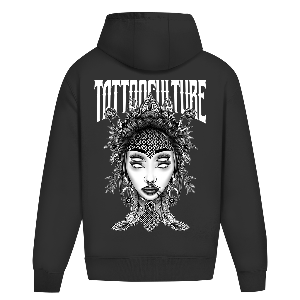 Herren Oversize Hoodie Medusa - Tattoo - Culture