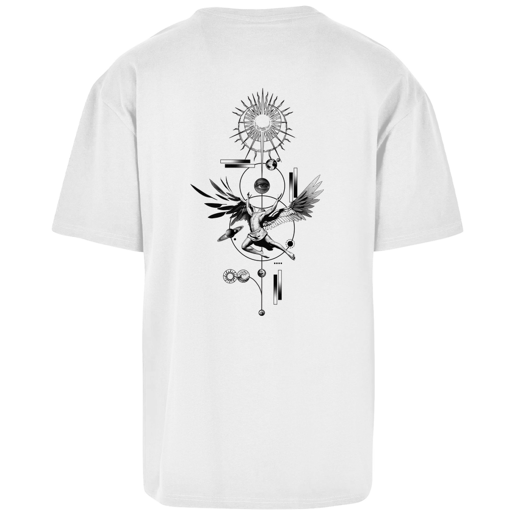Herren Oversize T-Shirt Engel - Tattoo - Culture