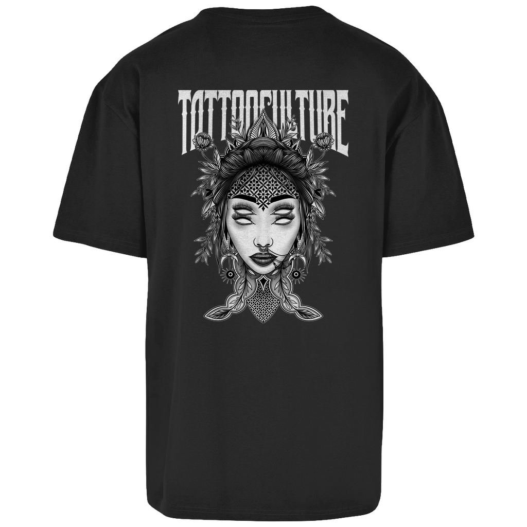 Herren Oversize T-Shirt Medusa - Tattoo - Culture
