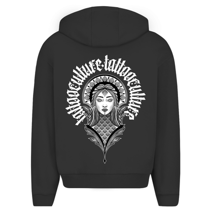 Herren Oversize Zipper Hoodie Frau - Tattoo - Culture