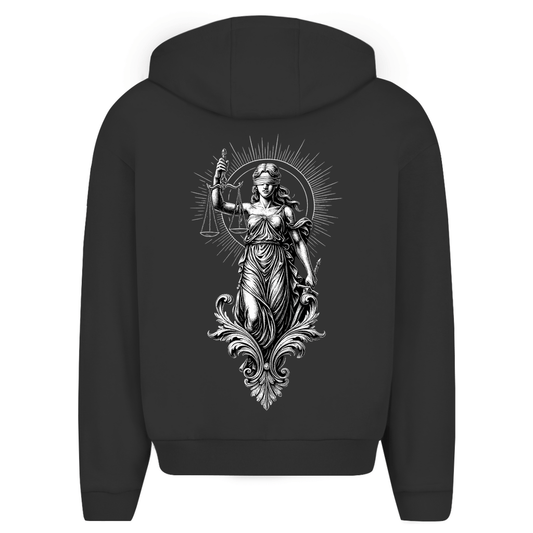 Herren Oversize Zipper Hoodie Justicia - Tattoo - Culture