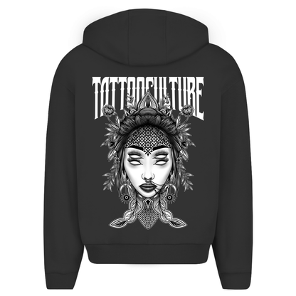 Herren Oversize Zipper Hoodie Medusa - Tattoo - Culture