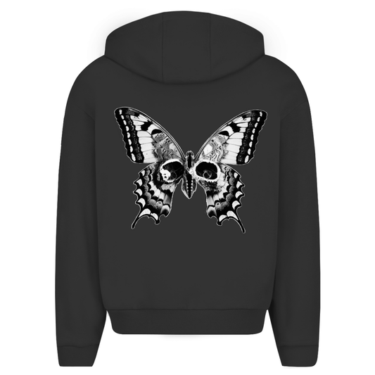 Herren Oversize Zipper Hoodie Motte - Tattoo - Culture