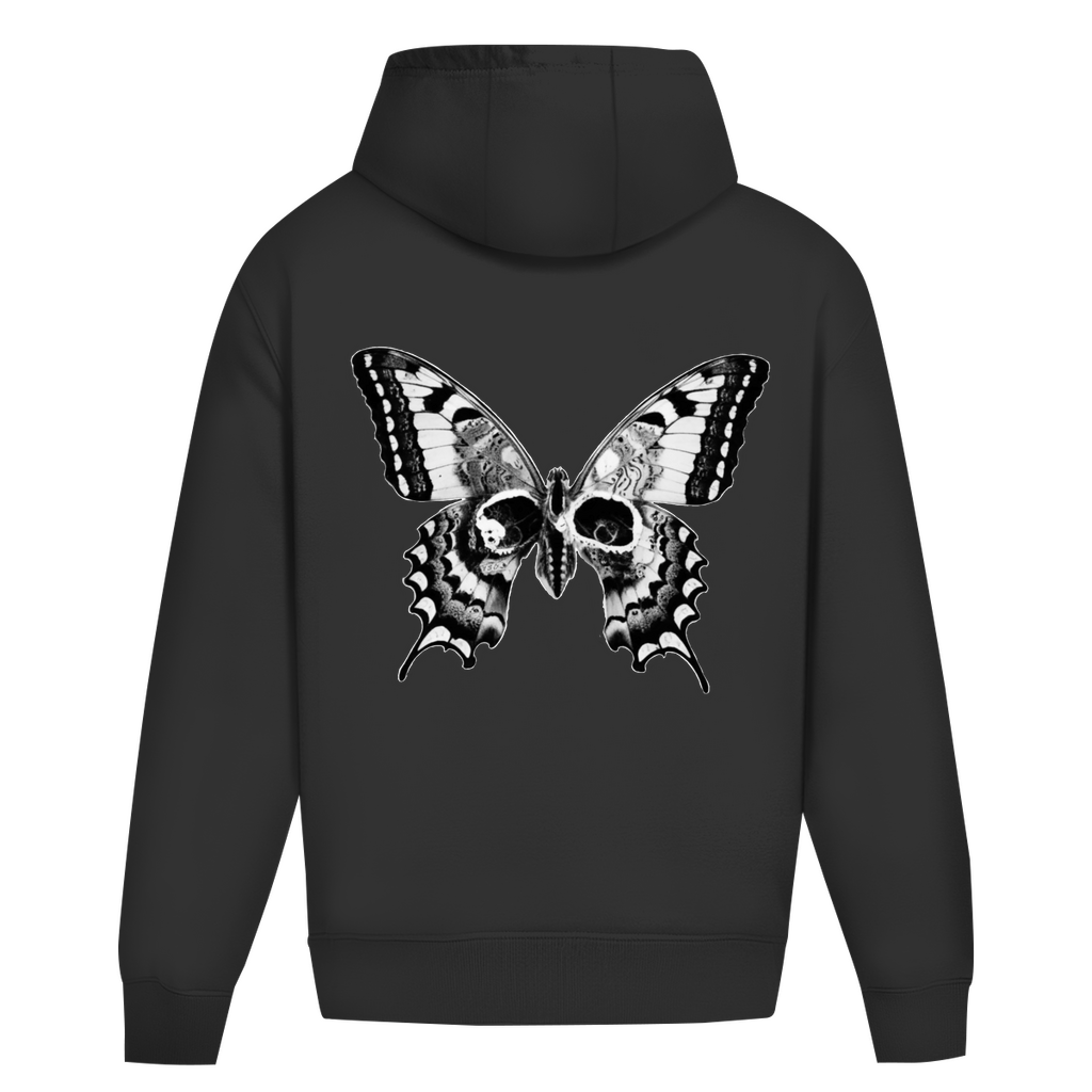 Oversize Hoodie Ohne Kordel Motte weiß - Tattoo - Culture